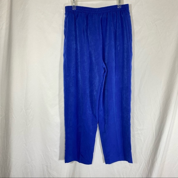 Sea Suns Vintage 3pc. Cobalt Blue Woman’s Pant Set *Petite* - Picture 11 of 16